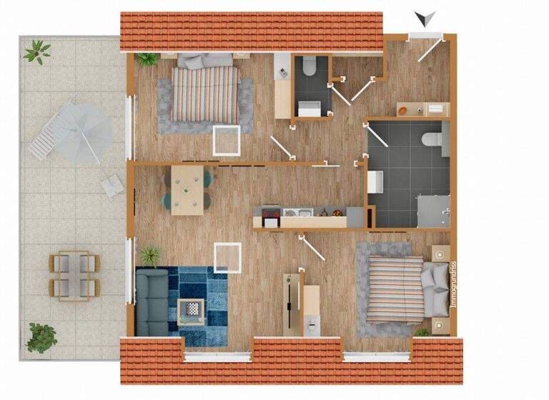 Penthouse zum Kauf 462.500 € 3 Zimmer 77,4 m² St. Martin Klagenfurt 9020