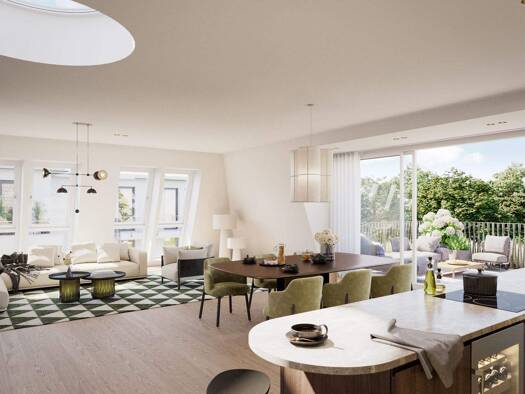 Penthouse zum Kauf - Erstbezug provisionsfrei 2.750.000 € 5 Zimmer 201 m² 2. Geschoss München 81479