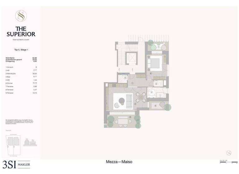 Wohnung zum Kauf - Erstbezug 915.000 € 2 Zimmer 62,9 m² Leschetitzkygasse 91 Wien 1180