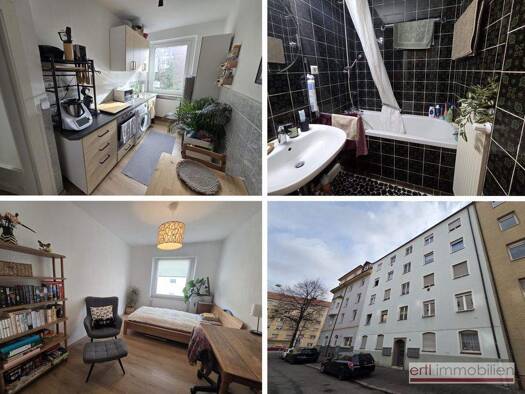Wohnung zur Miete 530 € 2 Zimmer 47,5 m² 3. Geschoss frei ab 01.05.2026 Falkenstraße 1 Rabus Nürnberg 90461