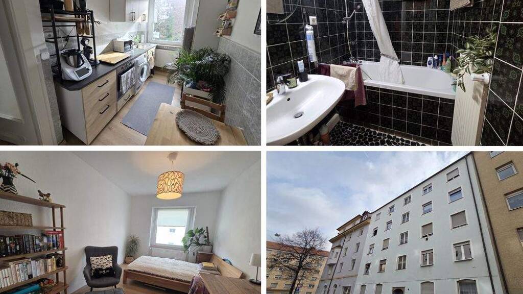 Wohnung zur Miete 530 € 2 Zimmer 47,5 m² 3. Geschoss frei ab 01.05.2026 Falkenstraße 1 Rabus Nürnberg 90461