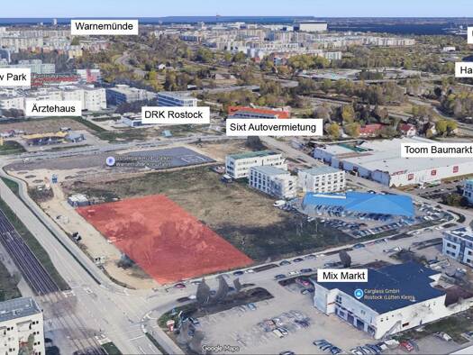 Gewerbegrundstück zum Kauf 5.778 m² Grundstück Lütten Klein Rostock 18107