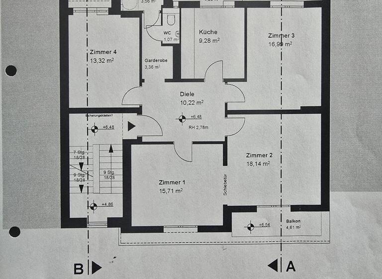 Wohnung zum Kauf 638.000 € 4 Zimmer 96,7 m² 2. Geschoss frei ab sofort Baadenberger Str. Neuehrenfeld Köln 50825