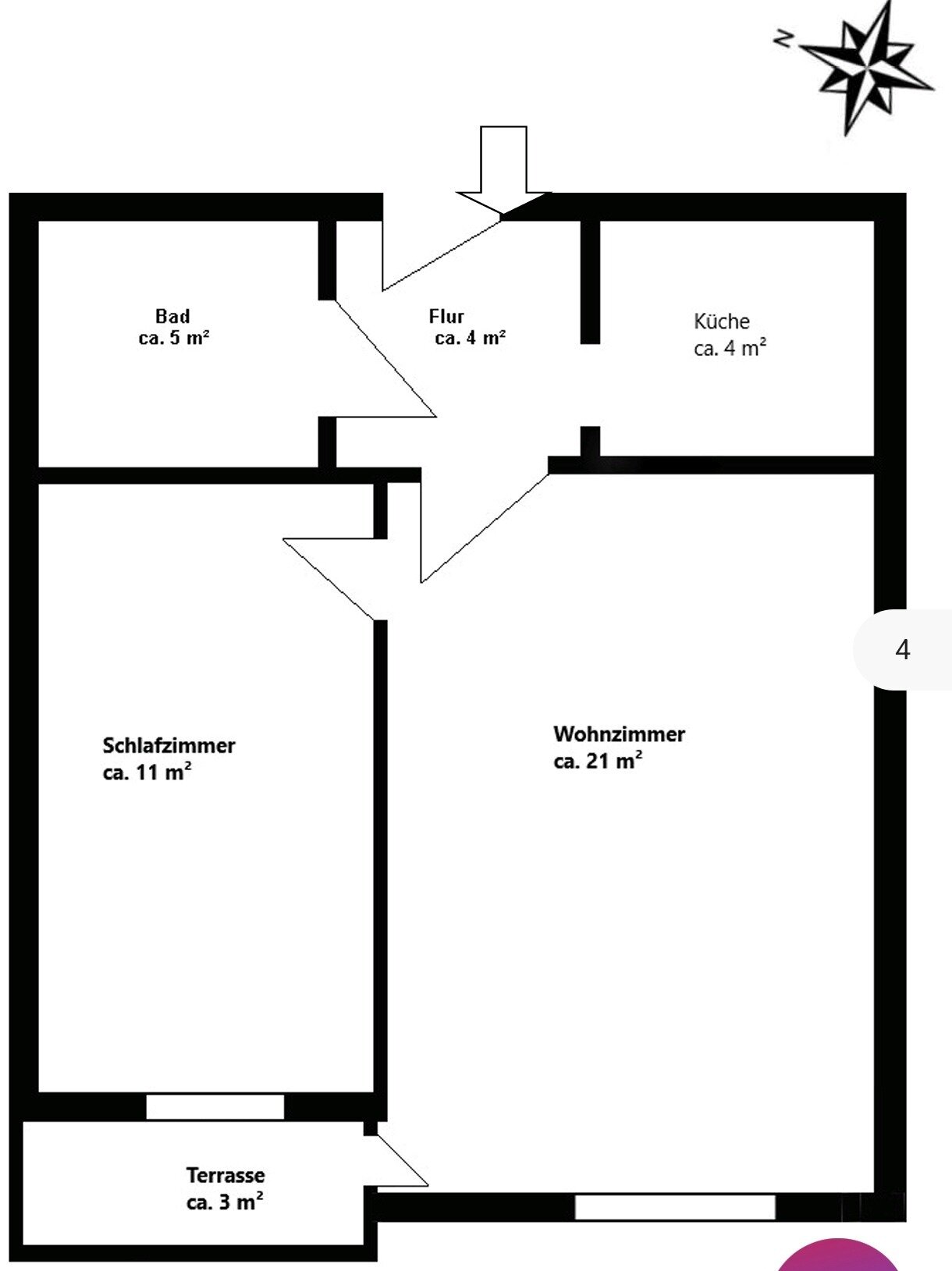 Wohnung zur Miete 610 € 2 Zimmer 47 m²<br/>Wohnfläche 2.<br/>Geschoss ab sofort<br/>Verfügbarkeit Karlstraße 2a Buchholz Buchholz in der Nordheide 21244