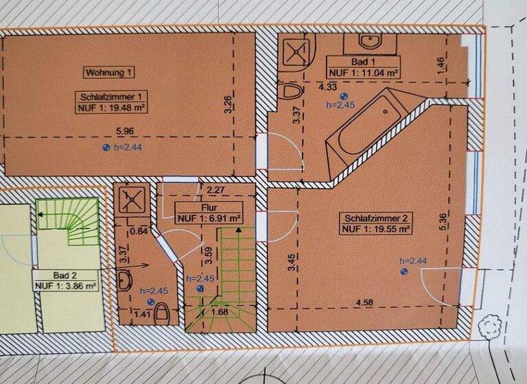 Maisonette zum Kauf provisionsfrei 725.000 € 4 Zimmer 143 m² 1. Geschoss Mühlenstraße 8 Seebad Warnemünde Rostock 18119