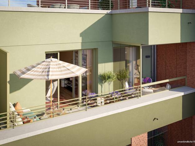 Wohnung zum Kauf - Neubau 357.000 € 1 Zimmer 40,3 m² 3. Geschoss Mörfelder Landstraße 16 Sachsenhausen Frankfurt am Main 60598