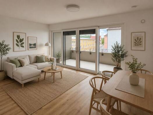 Wohnung zur Miete 1.100 € 3 Zimmer 85 m² Geschoss 1/4 frei ab sofort Haidenhof-Nord Passau 94032