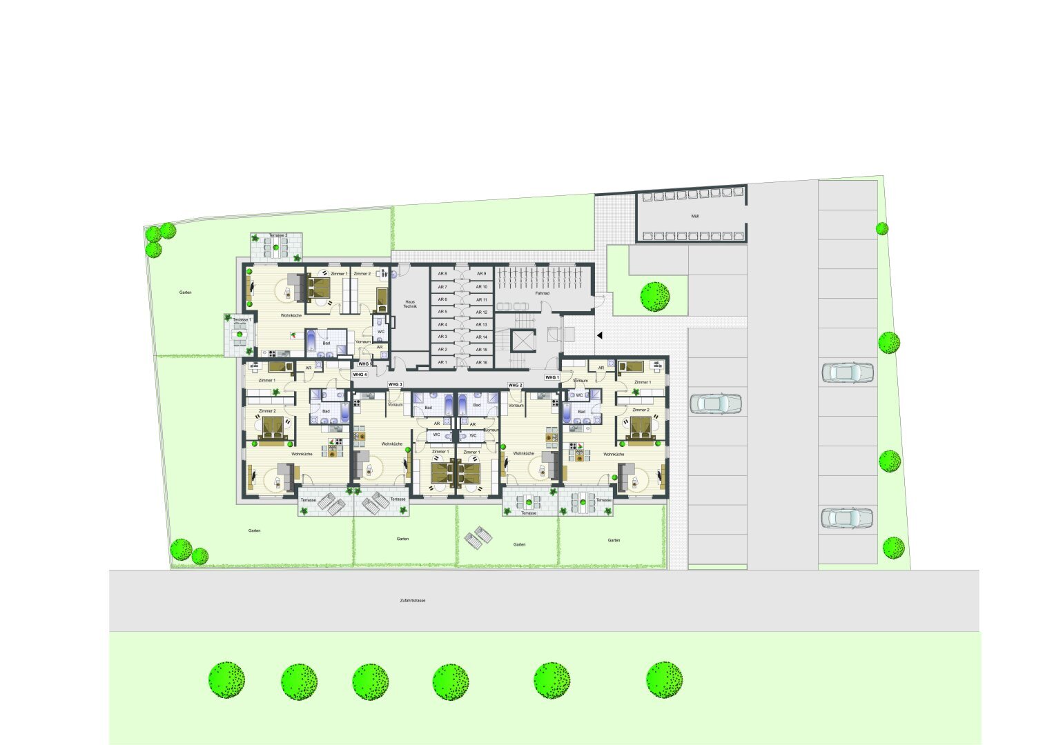 Wohnung zur Miete 1.151 € 3 Zimmer 84,9 m²<br/>Wohnfläche 1.<br/>Geschoss Badenerstraße 37 Matzendorf-Hölles 2751