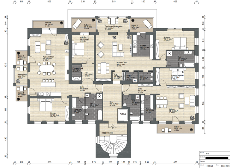 Wohnung zum Kauf 2.490.000 € 7 Zimmer 385 m² 1. Geschoss Radeberger Vorstadt Dresden 01099