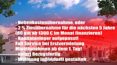 Wohnung zum Kauf provisionsfrei 518.131 € 2 Zimmer 76,6 m² 1. Geschoss frei ab sofort Flößaustraße 100 Südstadt 42 Fürth 90763