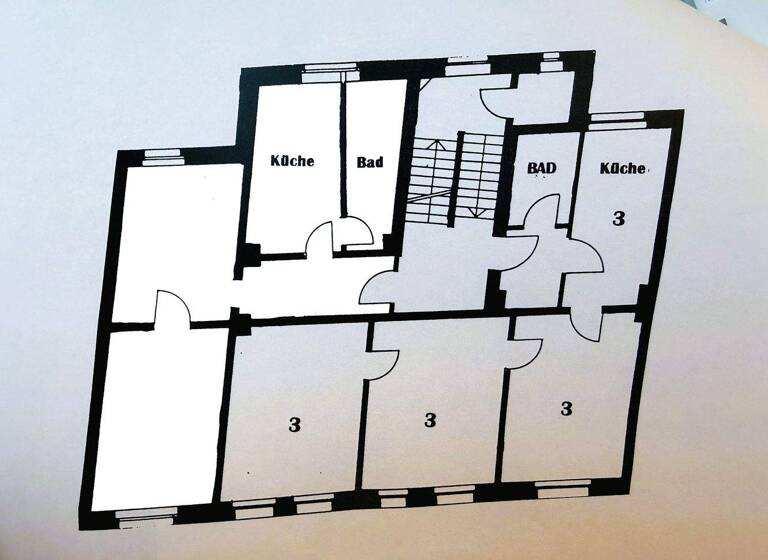 Wohnung zum Kauf 59.000 € 2 Zimmer 50,7 m² 3. Geschoss frei ab sofort Günnigfeld Bochum 44866