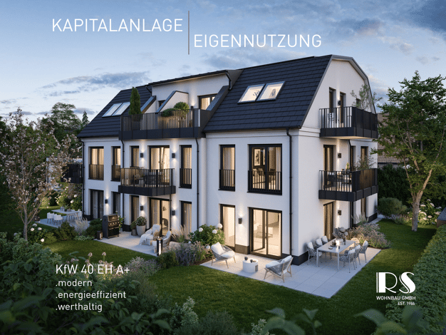 Wohnung zum Kauf - Neubau provisionsfrei 639.000 € 2,5 Zimmer 64 m² 1. Geschoss Glockenbecherstraße 32 Feldmoching-Hasenbergl München 80935