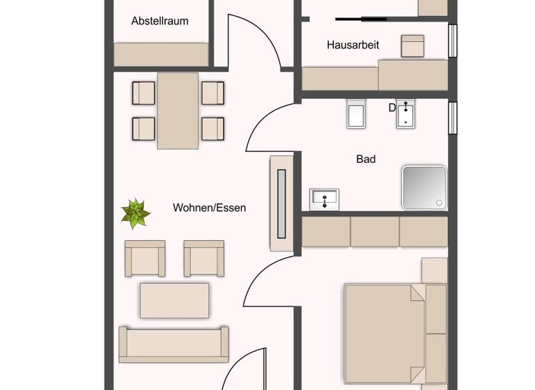 Wohnung zum Kauf 186.000 € 2 Zimmer 59,5 m²<br/>Wohnfläche Öhringen Öhringen 74613