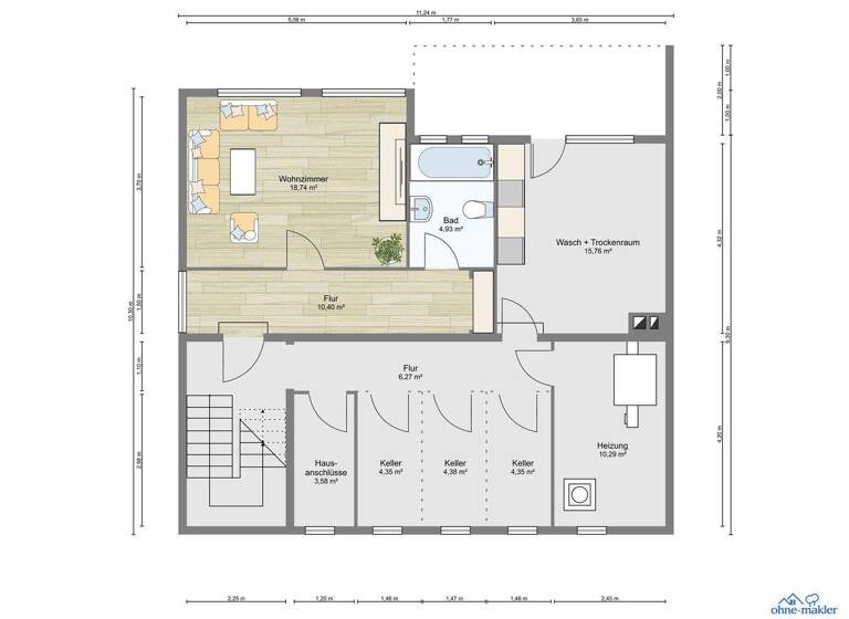 Mehrfamilienhaus zum Kauf provisionsfrei 699.000 € 13 Zimmer 272 m² 470 m² Grundstück Kornblumenstr. 10 Käfertal Mannheim 68309