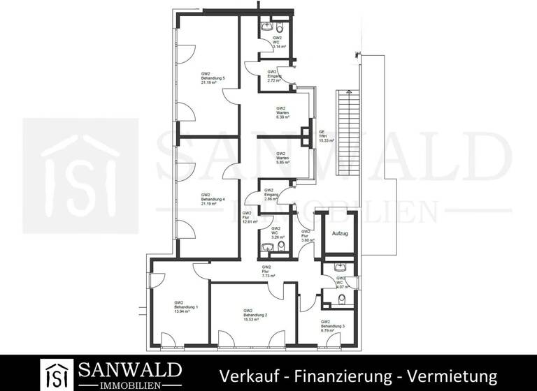 Büro zur Miete provisionsfrei 870 € 8 Zimmer Honnefer Straße 1 Lannesdorf Bonn 53179