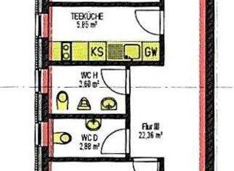 Bürogebäude zur Miete 950 € 2 Zimmer 110 m² Bürofläche Dreye Weyhe / Dreye 28844