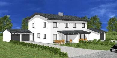 Haus zum Kauf - Neubau provisionsfrei 122 m² 345 m² Grundstück Bussardstrasse 20 Parkstetten Parkstetten 94365