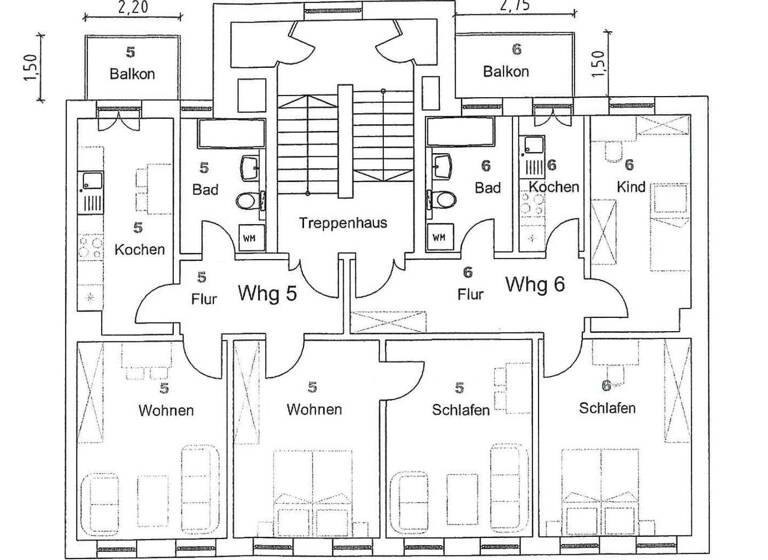 Wohnung zum Kauf 268.400 € 5 Zimmer 122 m² 2. Geschoss Paunsdorf Leipzig 04328