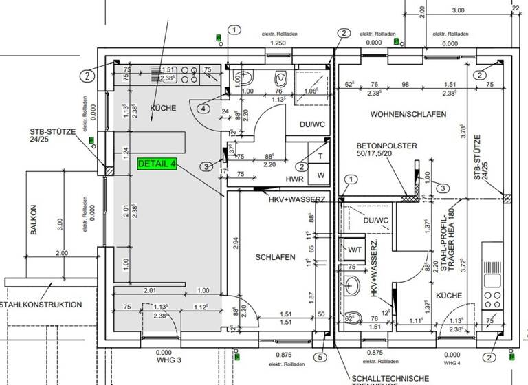 Wohnung zur Miete 718 € 2 Zimmer 51,3 m² 1. Geschoss Westheimer Straße 3 Hofgeismar 34369
