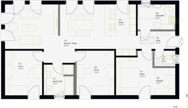 Haus zum Kauf 308.929 € 5 Zimmer 130 m² 456 m² Grundstück Möhlenhalenbeck Balge 31609