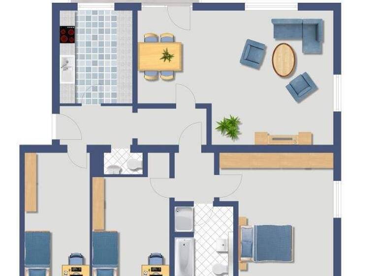 Praxis zum Kauf provisionsfrei 4.201 € 4 Zimmer 129 m² Bürofläche Stewardstraße 20 Dahlem Berlin 14169