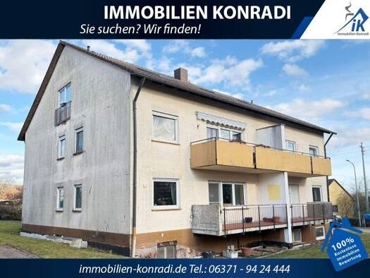 Wohnung zum Kauf 63.000 € 3 Zimmer 71 m² 3. Geschoss frei ab sofort Schauerberg 66919