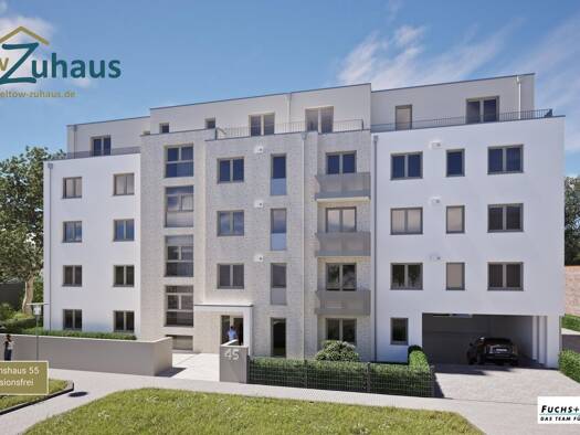 Wohnung zum Kauf - Erstbezug provisionsfrei 599.600 € 4 Zimmer 107,4 m² 2. Geschoss Ruhlsdorfer Straße 45 Teltow Teltow 14513