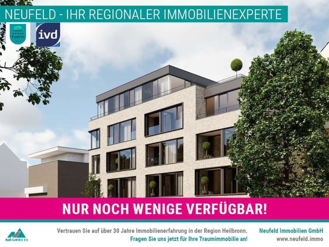 Wohnung zur Miete 1.599 € 3 Zimmer 101,3 m²<br/>Wohnfläche 4.<br/>Geschoss ab sofort<br/>Verfügbarkeit Wartbergstraße 8/1 Nordstadt Heilbronn 74072