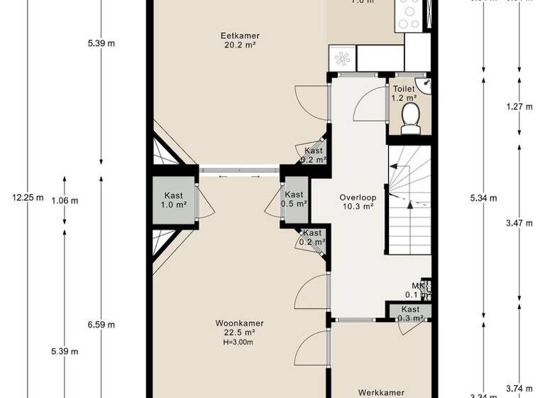Haus zum Kauf 1.250.000 € 6 Zimmer 156 m² sarphatipark 112 3 amsterdam 1073 EC