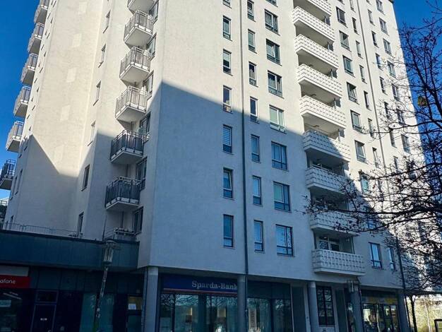 Wohnung zur Miete 500 € 1,5 Zimmer 53,8 m² 7. Geschoss frei ab sofort Stuttgarter Allee 41 Grünau-Mitte Leipzig 04209