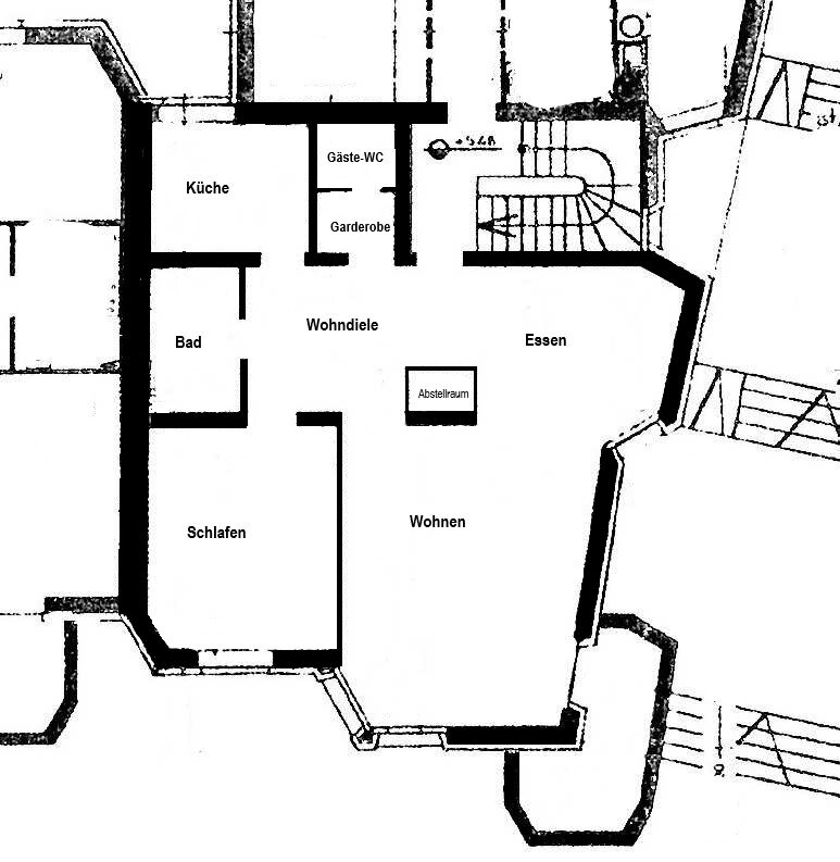 Wohnung zur Miete 680 € 2,5 Zimmer 79 m²<br/>Wohnfläche 2.<br/>Geschoss Gladbach Mönchengladbach 41061