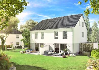 Doppelhaushälfte zum Kauf - Neubau provisionsfrei 629.000 € 4 Zimmer 123 m² 250 m² Grundstück Groß-Karben Karben 61184