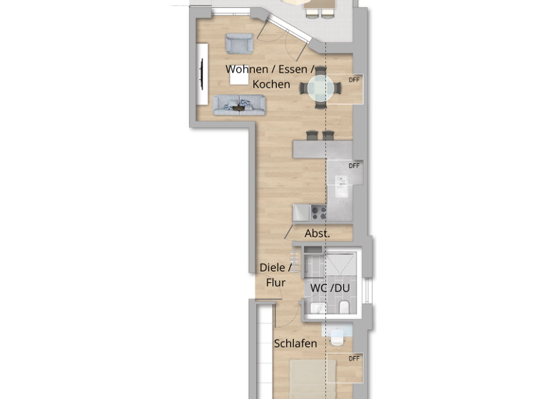 Wohnung zum Kauf - Erstbezug 398.000 € 2 Zimmer 59,6 m² Metzingen 72555