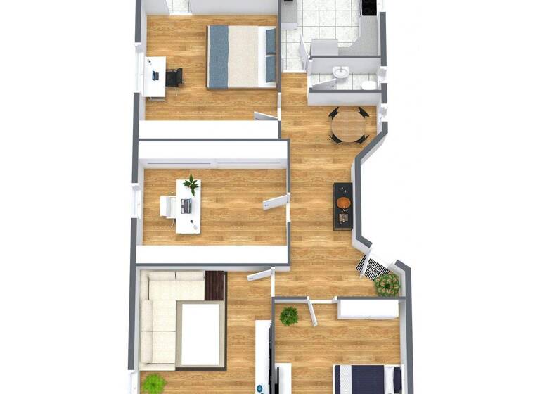 Wohnung zum Kauf 690.000 € 4 Zimmer 120,5 m² Geschoss 1/6 frei ab 01.06.2026 Mitte Ulm 89073