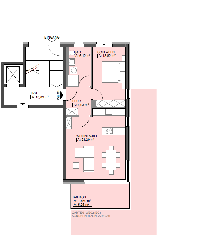 Wohnung zum Kauf provisionsfrei 350.000 € 2 Zimmer 58,3 m²<br/>Wohnfläche 2.<br/>Geschoss Trachenberge Dresden 01129