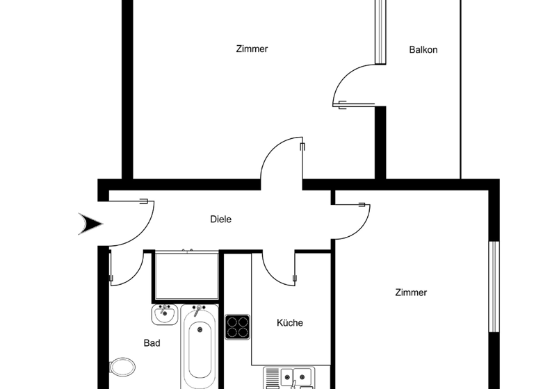 Wohnung zum Kauf 295.000 € 2 Zimmer 67 m² 1. Geschoss Frohnau Berlin 13465