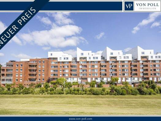 Wohnung zum Kauf 429.000 € 2 Zimmer 102,2 m² 6. Geschoss Innenhafen Wilhelmshaven 26382