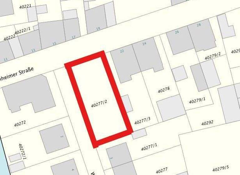 Grundstück zum Kauf 479.000 € 466 m² Grundstück Lochheimer Straße 20 Kirchheim Heidelberg - Kirchheim 69124