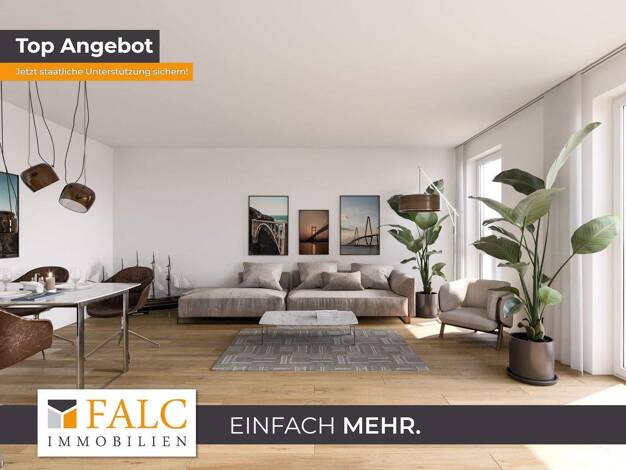 Wohnung zum Kauf - Erstbezug provisionsfrei 558.000 € 3 Zimmer 93,2 m² 2. Geschoss Schlebusch Leverkusen 51375