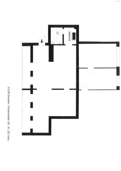 Laden zur Miete provisionsfrei 660 € 1 Zimmer 109 m²<br/>Verkaufsfläche Finsterwalder Str. 41 Prohlis-Süd (Finsterwalder Str.-Ost) Dresden 01239