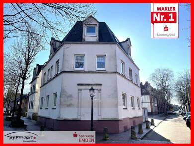 Mehrfamilienhaus zum Kauf als Kapitalanlage geeignet 349.000 € 14 Zimmer 292 m² 242 m² Grundstück Emden 26723