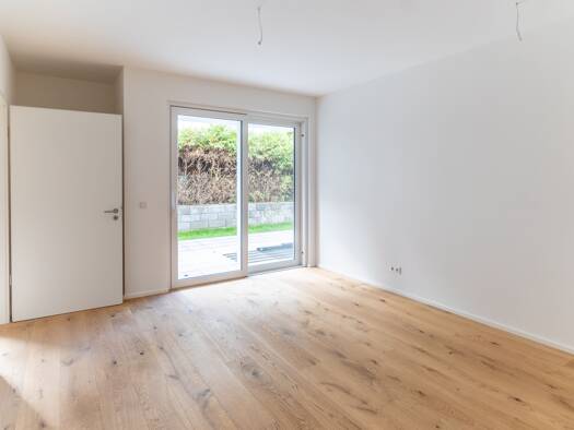 Terrassenwohnung zum Kauf - Neubau provisionsfrei 278.950 € 2 Zimmer 48,5 m² EG frei ab sofort Flurstraße Nordstadt Fürth 90765
