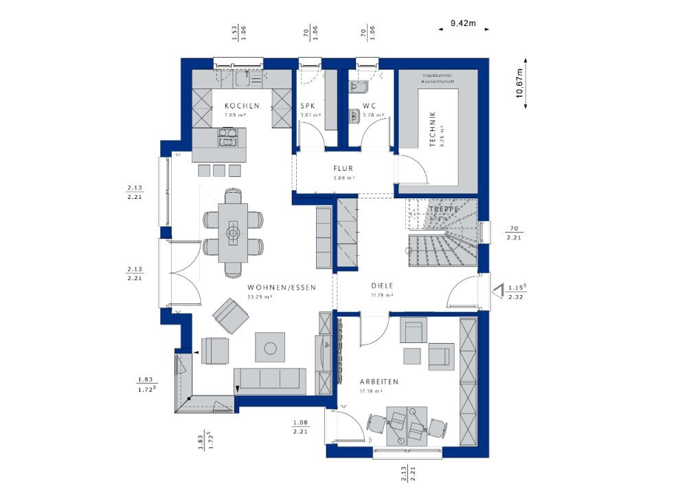 Einfamilienhaus zum Kauf 782.552 € 6 Zimmer 165 m²<br/>Wohnfläche 400 m²<br/>Grundstück Erzhausen 64390