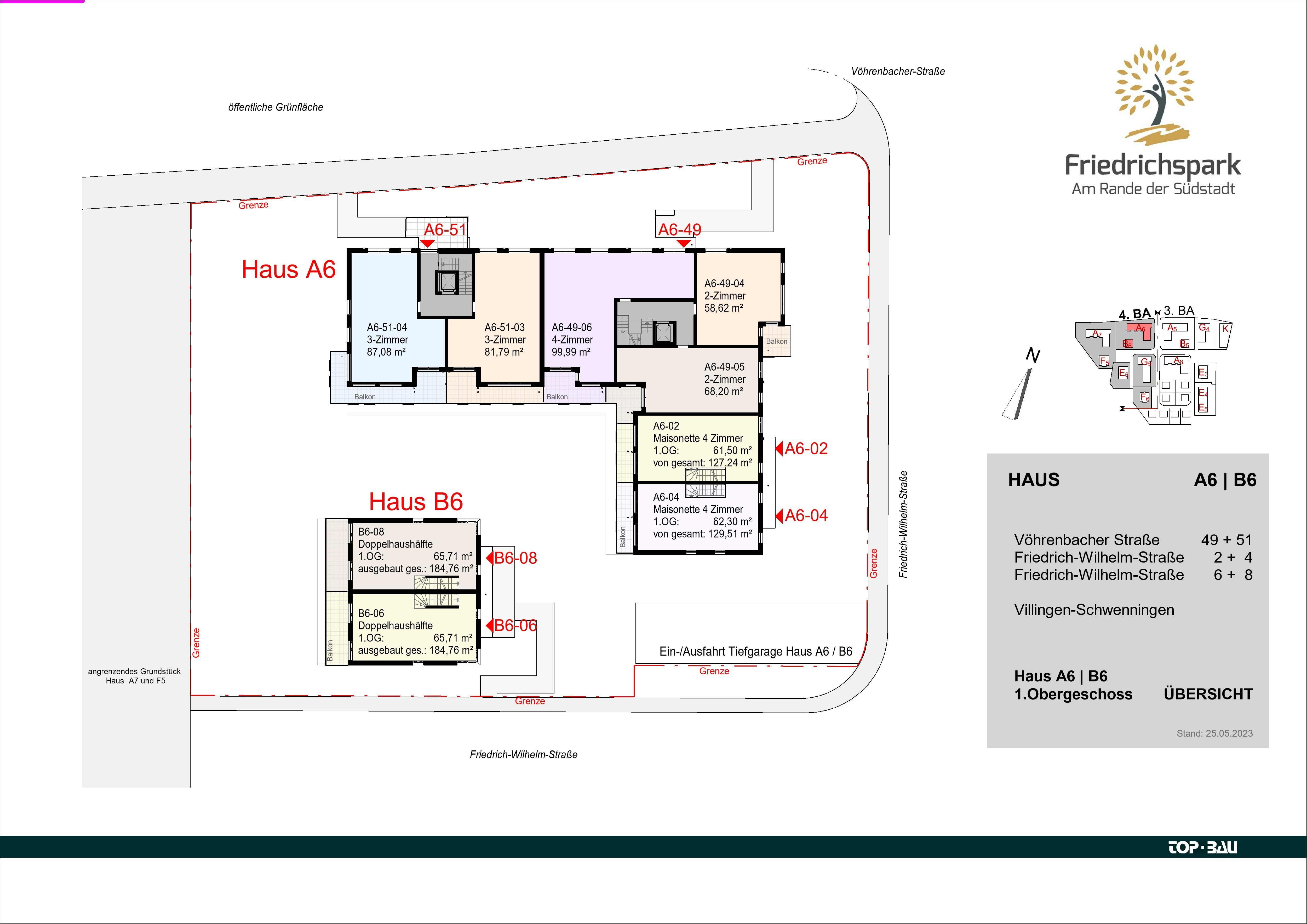 Wohnung zum Kauf provisionsfrei 449.500 € 3 Zimmer 87,1 m²<br/>Wohnfläche Vöhrenbacher Straße 49 Hubenloch Villingen-Schwenningen 78050