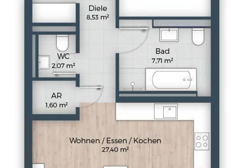 Wohnung zum Kauf provisionsfrei 660.449 € 3 Zimmer 76,7 m²<br/>Wohnfläche 1.<br/>Geschoss Bischofsweiherstraße 34 Dechsendorf Erlangen 91056