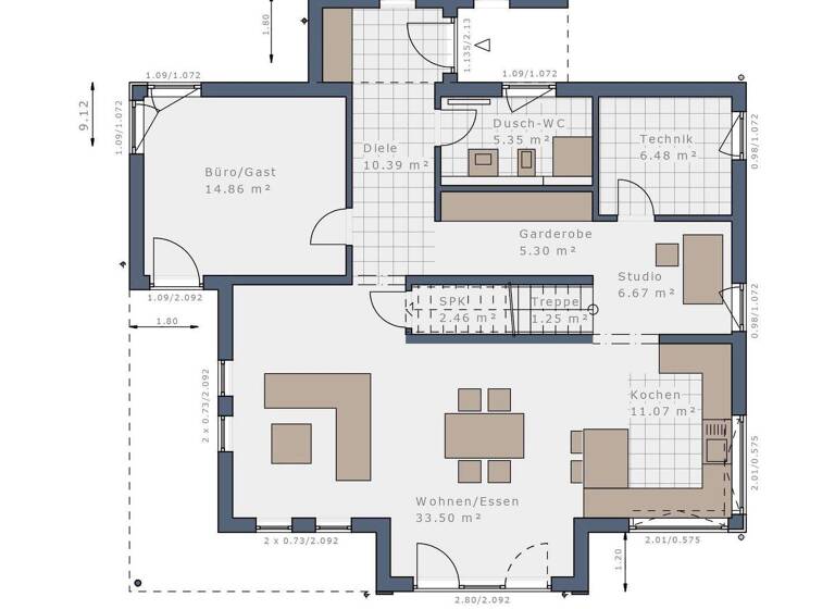 Einfamilienhaus zum Kauf provisionsfrei 471.600 € 6 Zimmer 179 m² 707 m² Grundstück Pfronstetten 72539