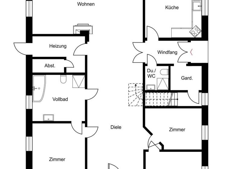 Bauernhaus zum Kauf 6 Zimmer 156 m² 1.456 m² Grundstück Klein Offenseth-Sparrieshoop 25365