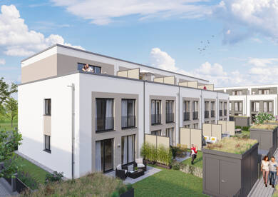 Reihenmittelhaus zum Kauf - Neubau provisionsfrei 770.000 € 5 Zimmer 156,3 m² 192 m² Grundstück Melli-Beese-Weg 10 Langen Langen 63225