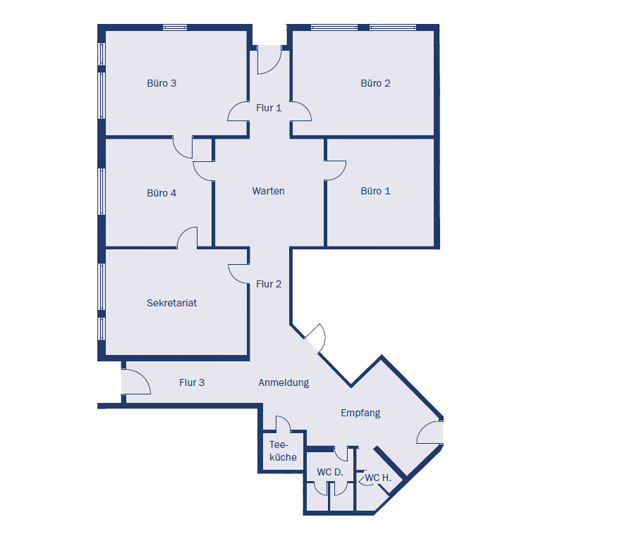 Bürogebäude zur Miete provisionsfrei 2.000 € 5 Zimmer 253,2 m²<br/>Bürofläche Güterfelder Damm 71 Stahnsdorf Stahnsdorf 14532