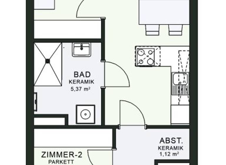 Wohnung zur Miete - Erstbezug 606 € 3 Zimmer 55 m² EG frei ab sofort Fröhlichgasse 23-35 Jakomini Graz 8010
